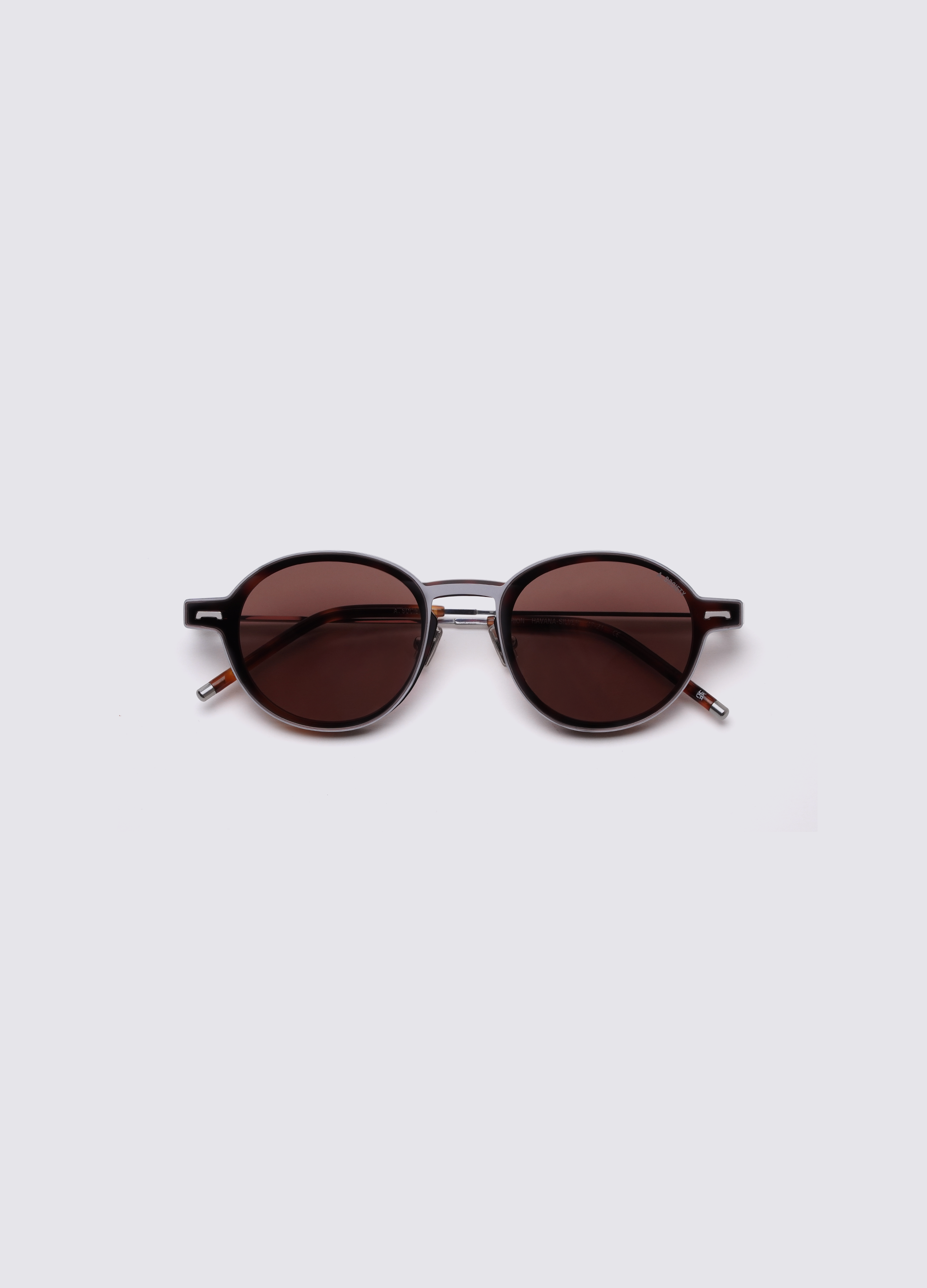 Brown Havana Silver