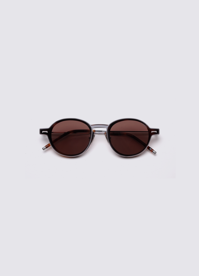 Brown Havana Silver
