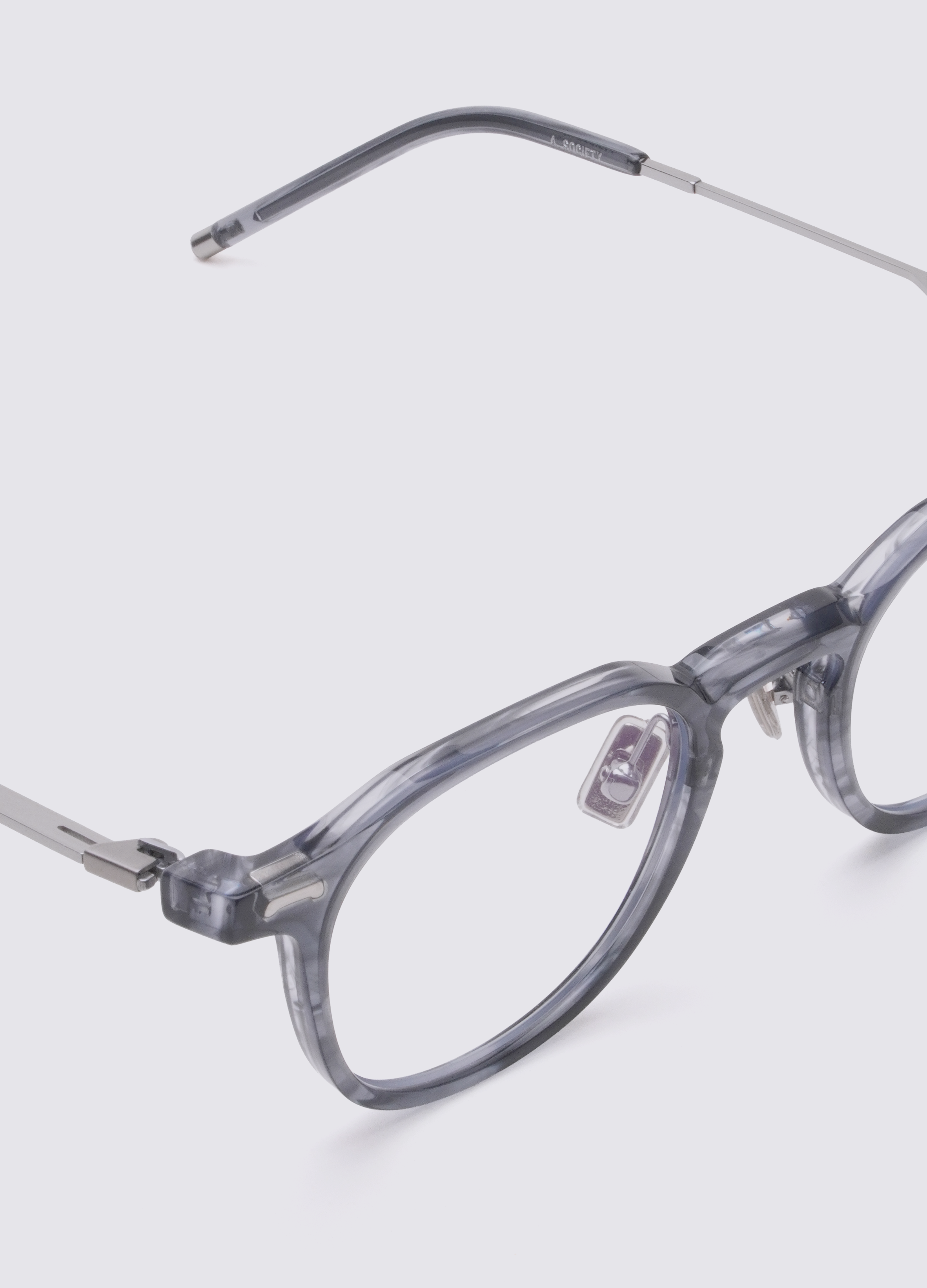 Grey Havana Silver