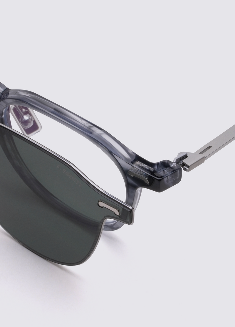 Grey Havana Silver