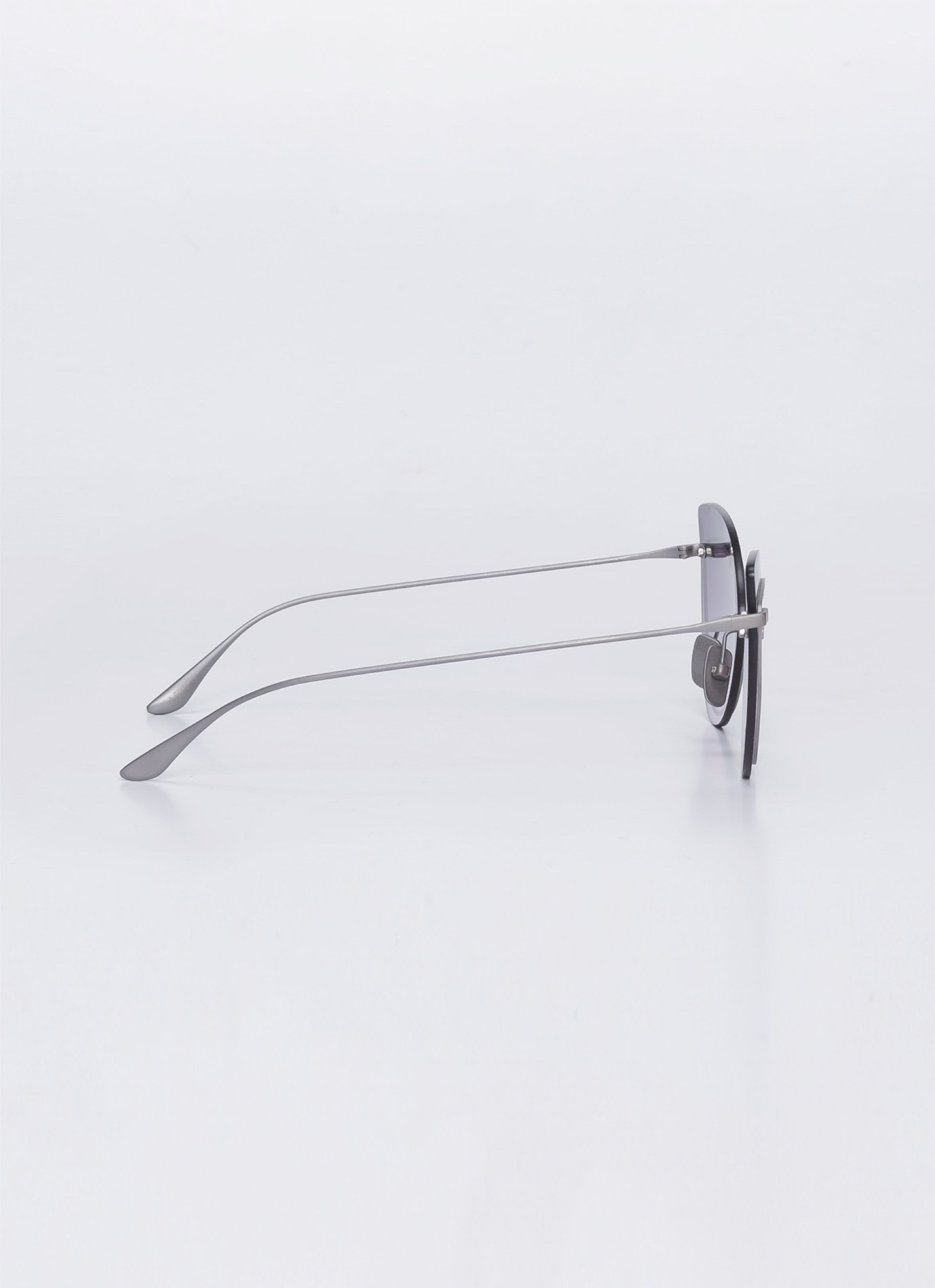 A SOCIETY LINDA - Purple Titanium Cat-Eye Sunglasses Side
